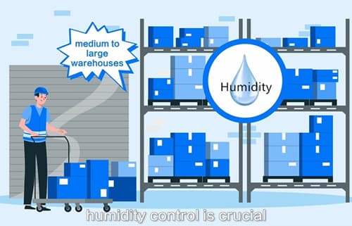 warehouse desiccant control moisture